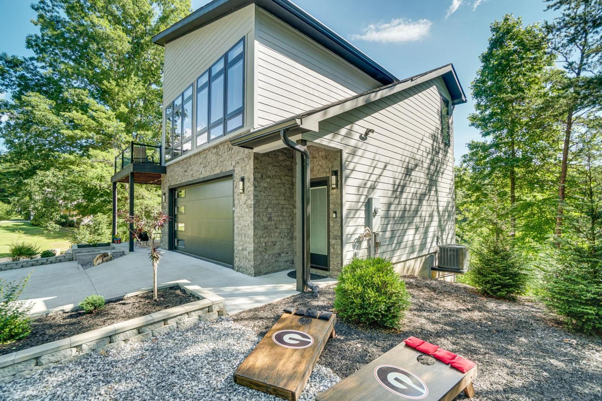 Luxury Modern Home On Golf Course With Game Room! Helen Exterior foto
